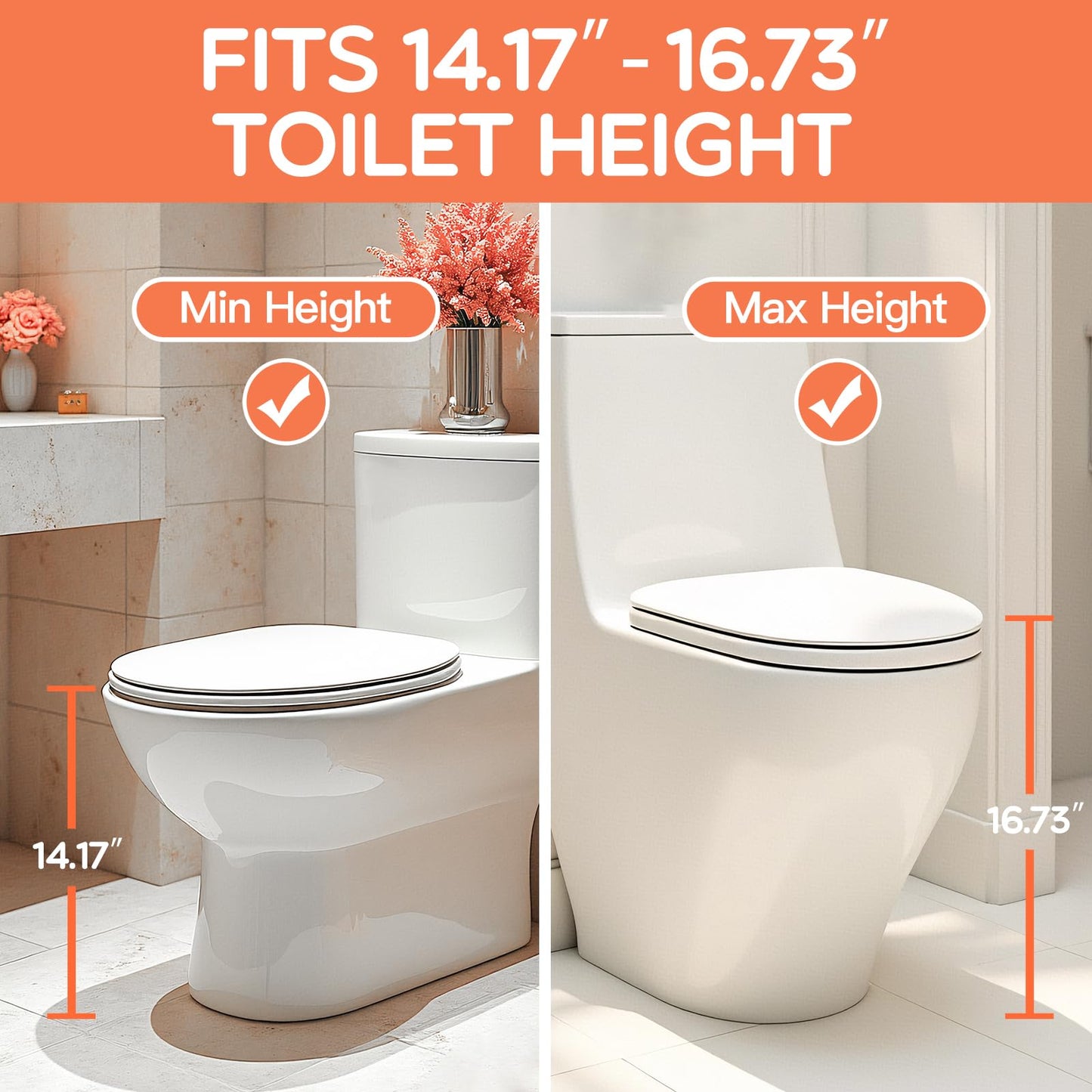 Potty Training Seat, SKYROKU Upgrade Toddler Toilet Seat for Kids