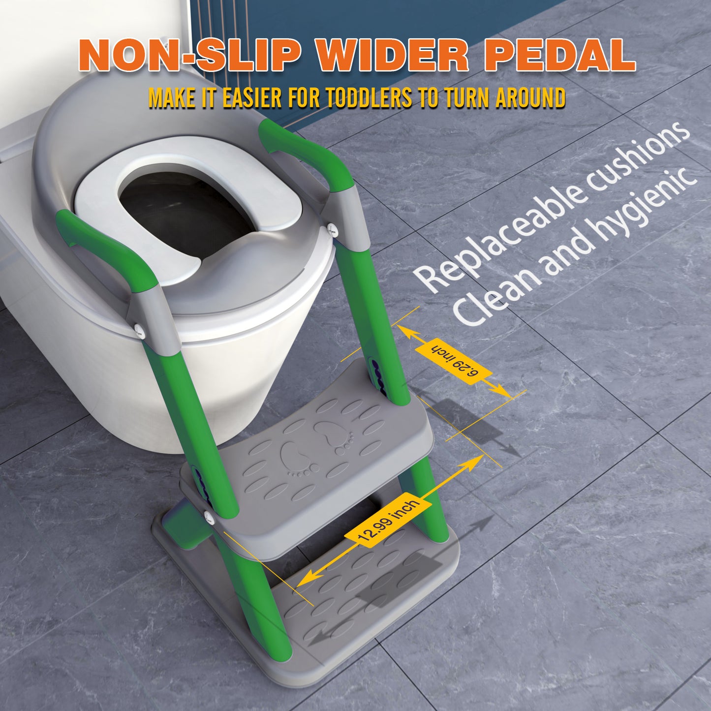 Emerald Green 8868 New Triangular Toddler Toilet Seat