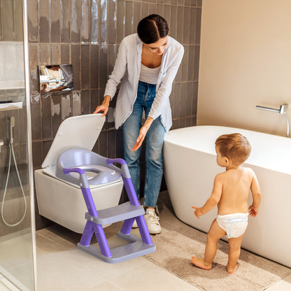 Lavender Purple 8868 New Triangular Toddler Toilet Seat