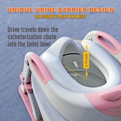 Pale Pink 8898 New Sector-Shape Toddler Toilet Seat