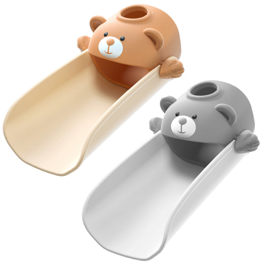 (Brown) (Brown&Grey) Skyroku Faucet Extender for Toddlers