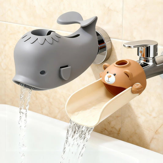 SKYROKU Toddler Faucet Extender & Bathtub Spout Cover Set