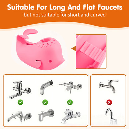 SKYROKU Toddler Faucet Extender & Bathtub Spout Cover Set