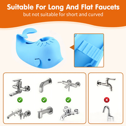 SKYROKU Toddler Faucet Extender & Bathtub Spout Cover Set