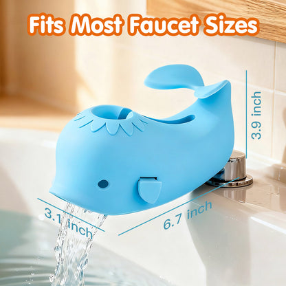SKYROKU Toddler Faucet Extender & Bathtub Spout Cover Set