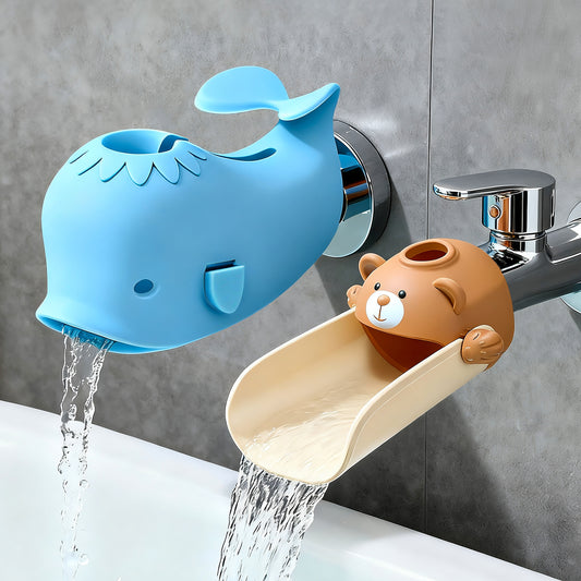 SKYROKU Toddler Faucet Extender & Bathtub Spout Cover Set
