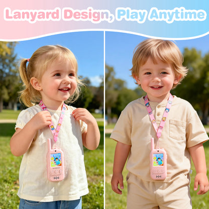 Video Walkie Talkies for Kids (Pink + Pink)