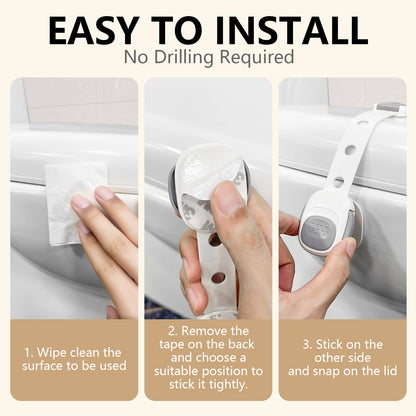 Baby Proof Toilet Lock (2-Pack)