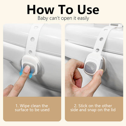 Baby Proof Toilet Lock (2-Pack)