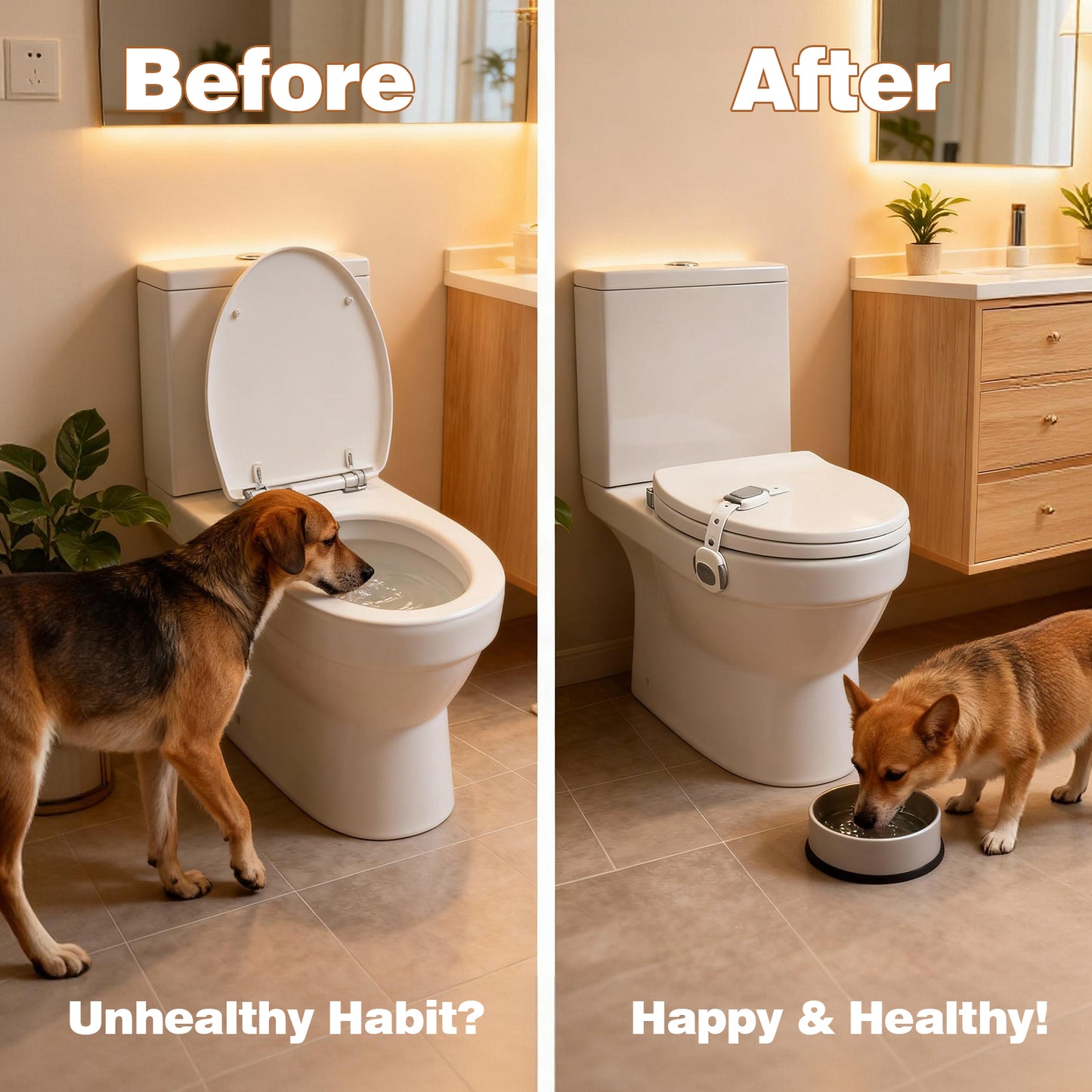 Baby Proof Toilet Lock (2-Pack)