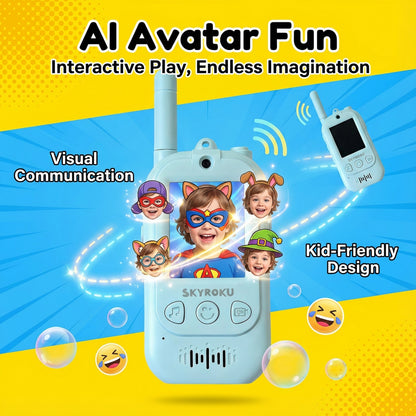 Video Walkie Talkies for Kids (Blue + Blue)