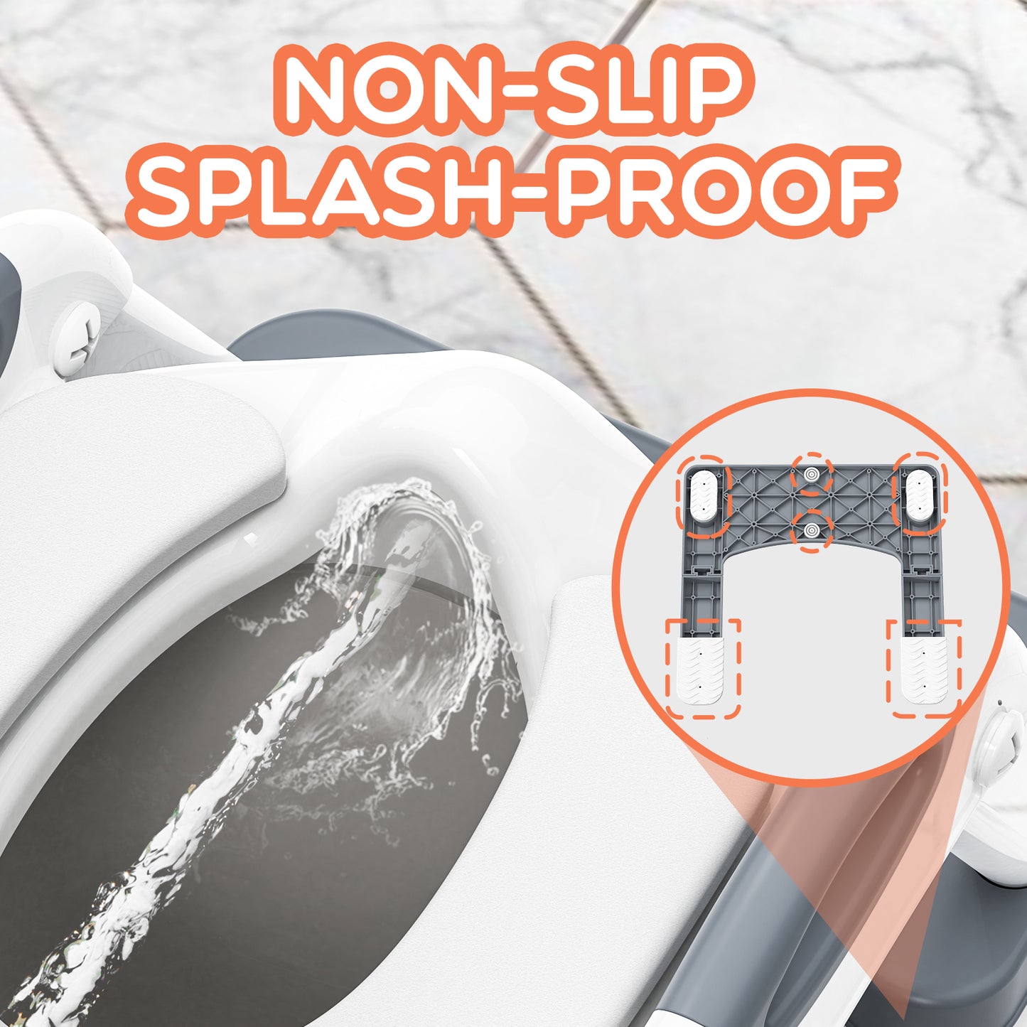 8899-Grey Potty Training Seat