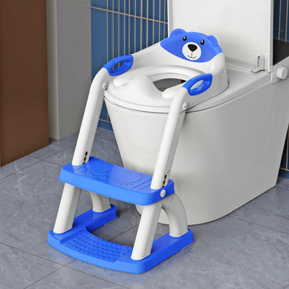 Sapphire Blue 8898 New Sector-Shape Toddelr Toilet Seat