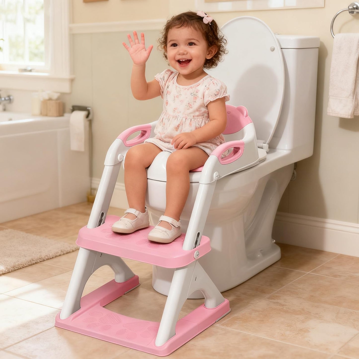 Potty Training Seat, SKYROKU Upgrade Toddler Toilet Seat for Kids
