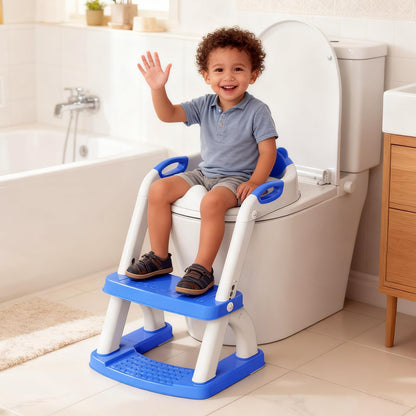 Sapphire Blue 8898 New Sector-Shape Toddelr Toilet Seat