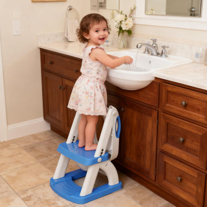 Sapphire Blue 8898 New Sector-Shape Toddelr Toilet Seat