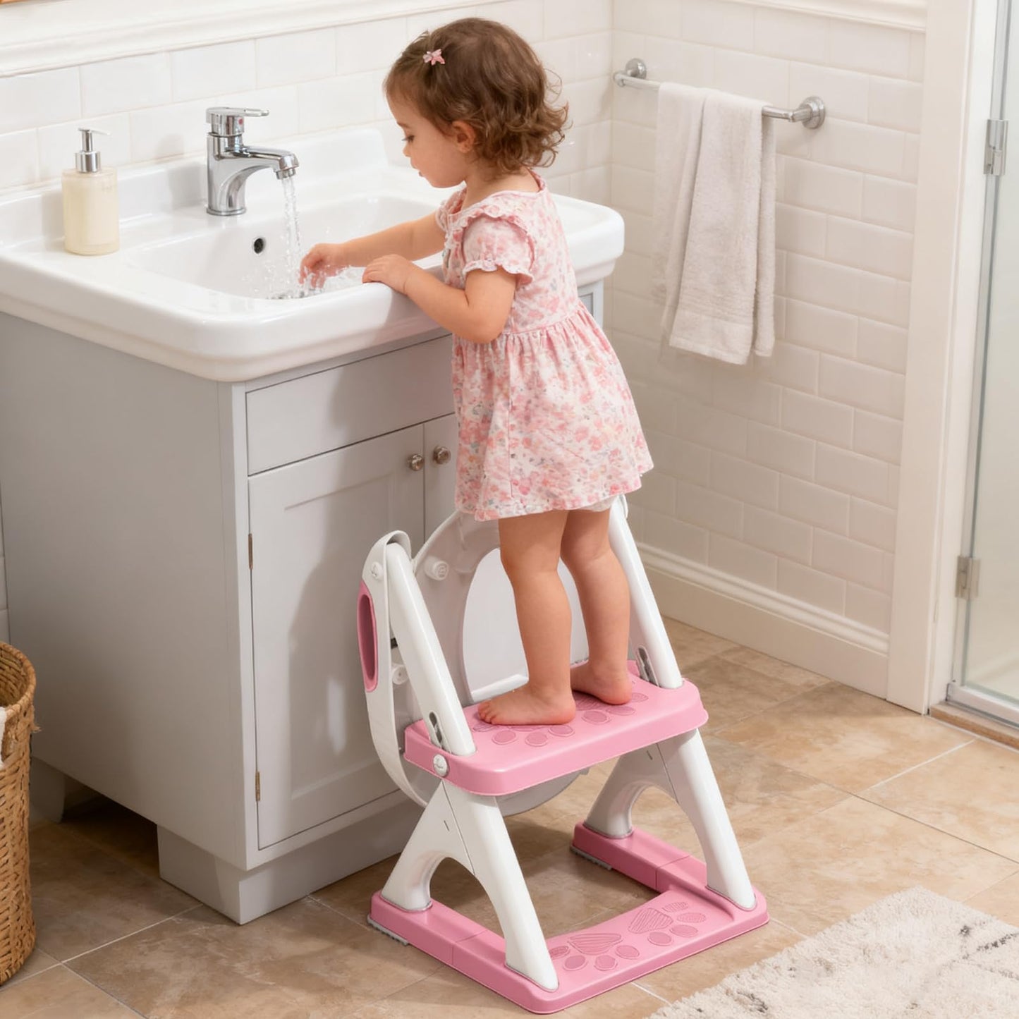 Potty Training Seat, SKYROKU Upgrade Toddler Toilet Seat for Kids