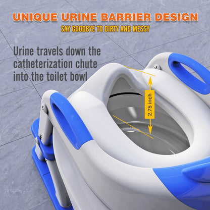 Sapphire Blue 8898 New Sector-Shape Toddelr Toilet Seat