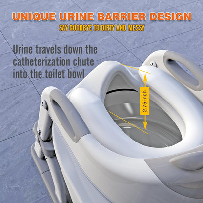 Grey 8839 Potty Training Seat Double Pedal Ladder