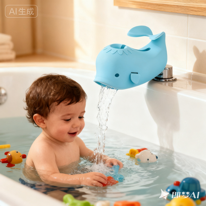 SKYROKU Toddler Faucet Extender & Bathtub Spout Cover Set
