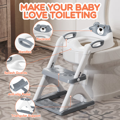 8899-Grey Potty Training Seat