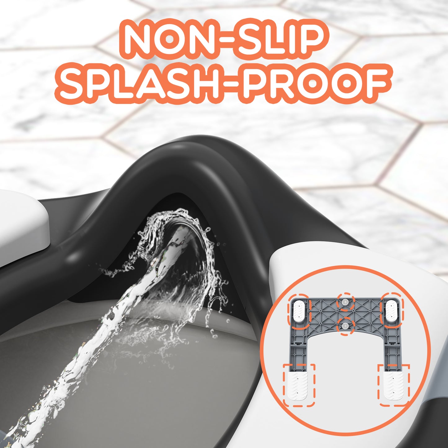 Potty Training Seat, SKYROKU Upgrade Toddler Toilet Seat for Kids