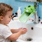Faucet Extender for Toddlers with Temperature Sensor, Sink Extender for Kids Hand Washing, Fits Most Standard Bathroom Kitchen Faucets (Not for Pull-Out or Extra Wide), Cute Bear Design