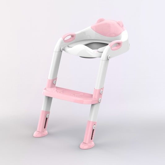 Pink Potty Training Seat with Ladder