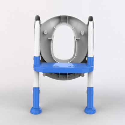 Navy Blue Potty Training Seat with Ladder