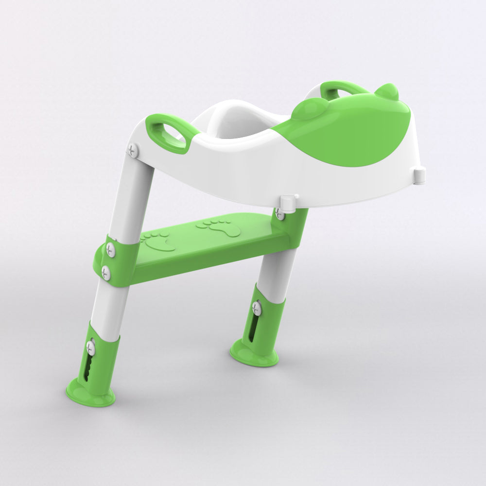 Green Potty Training Seat with Ladder