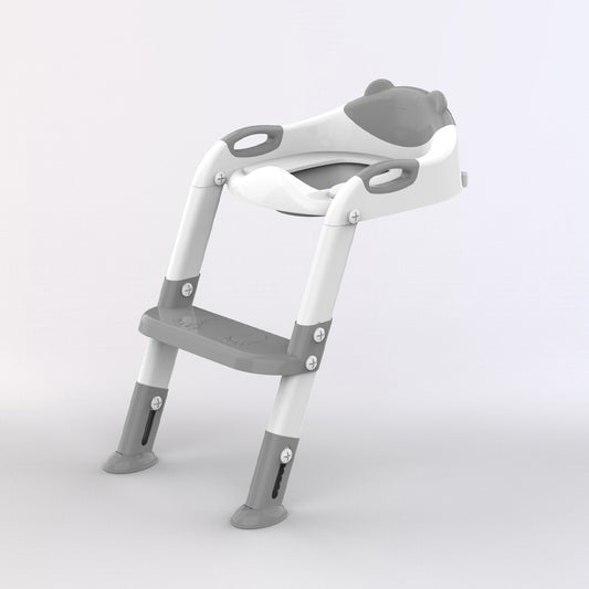 Grey Potty Training Seat with Ladder
