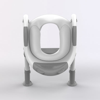 Grey Potty Training Seat with Ladder