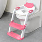 Hot Pink Potty Training Seat Double Pedal Ladder